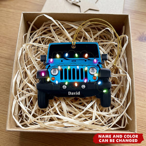 Personalized Car Acrylic Christmas Ornament