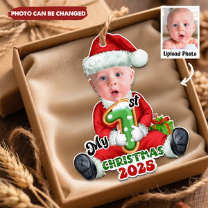 Santa Baby Christmas 2025 - Personalized Christmas Acrylic Ornament