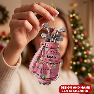 Merry Christmas - Personalized Golf Ornament