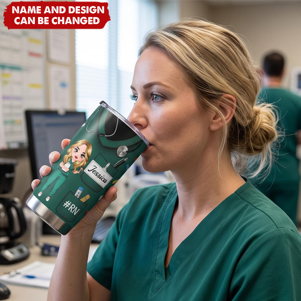 Nurse Nutrition Facts New Version - Personalized Tumbler Cup