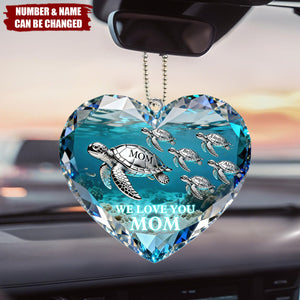 Sea Turtle Car Hanging Ornament - Personalized Gifts For Mother