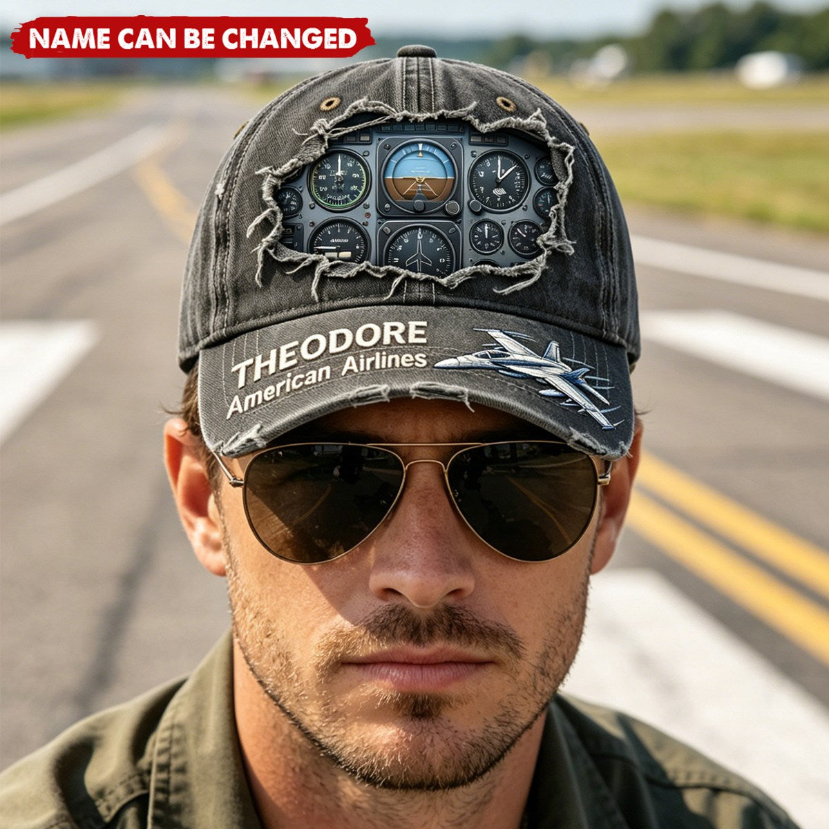 Airplane Cockpit Instrument Panel Classic Cap - Personalized Gifts For Pilot