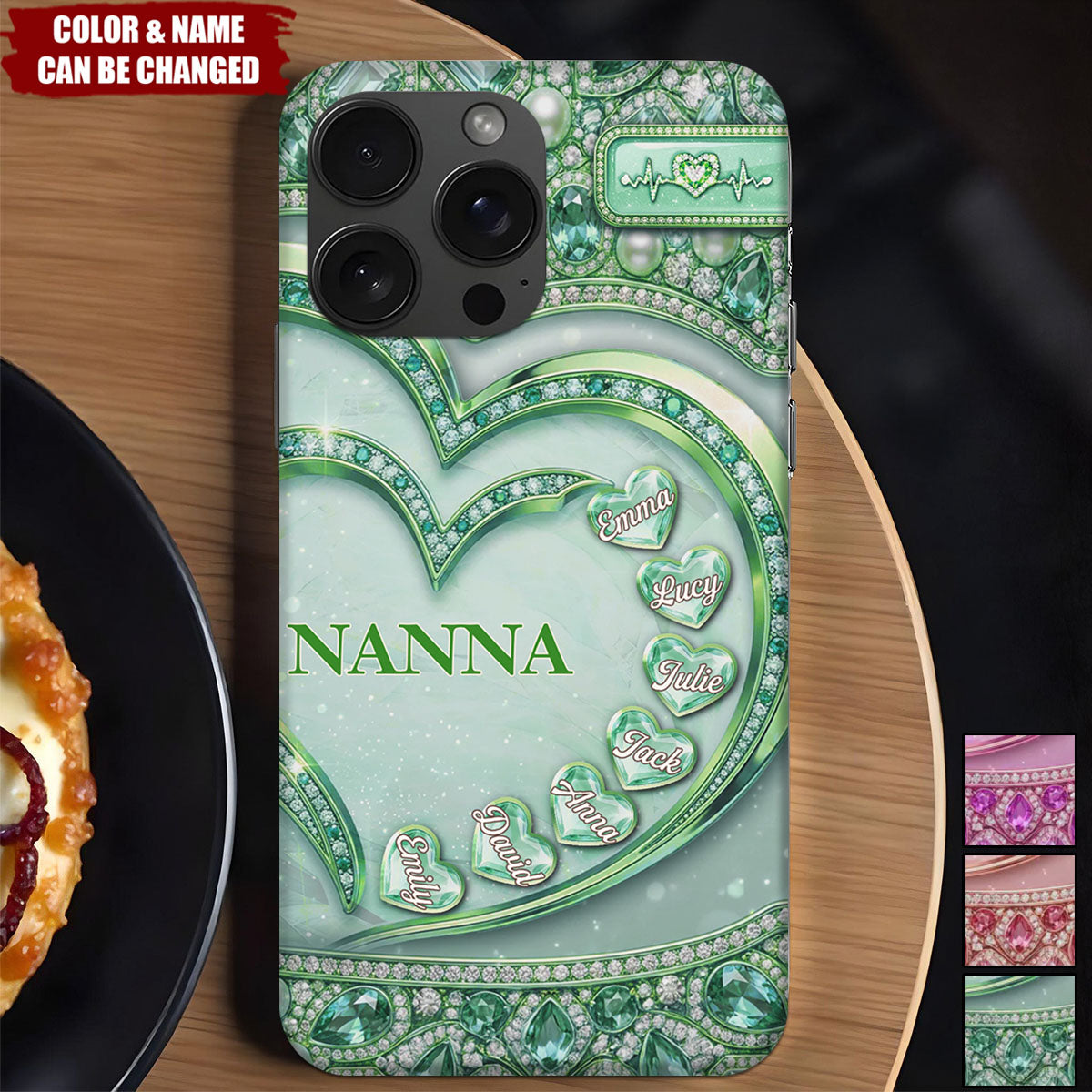 Custom Phone Case - Personalized Mother's Day Birthday Gifts For Mom, Grandma - A Keepsake Of Her Happiness