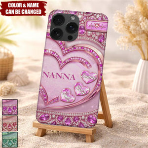 Custom Phone Case - Personalized Mother's Day Birthday Gifts For Mom, Grandma - A Keepsake Of Her Happiness