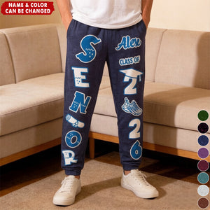 Senior High School, College - Personalized Sweatpants, Lounge Pants With Pockets