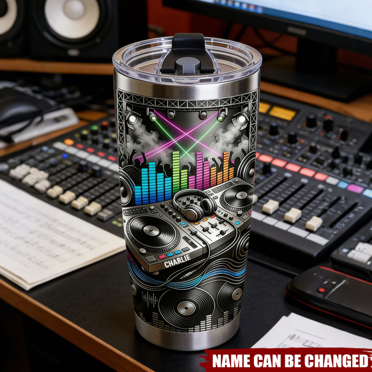 DJ Controller Tumbler - Personalized Gifts For Music Lovers