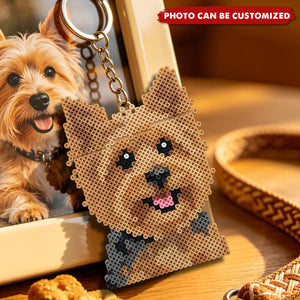 Customized Photo Fuse Beads - Personalized Photo Fuse Beads Keychain, A Creative DIY Handmade Gift