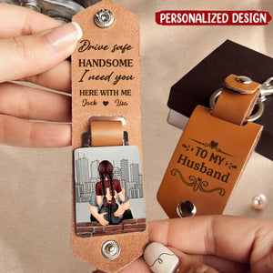 Couple Keychain Personalized Leather Accessory For Matching Keychains