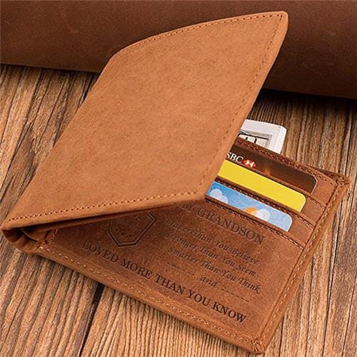 To My GrandSon - Loved More Than You Know - Bifold Wallet