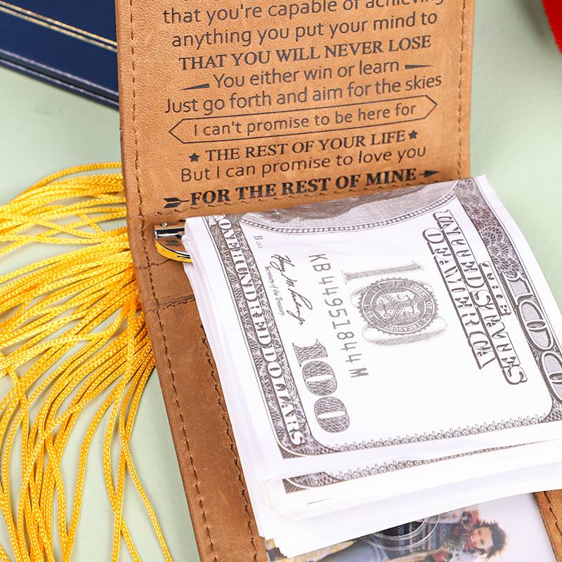 To My Grandson - Never Lose - Money Clip Wallet