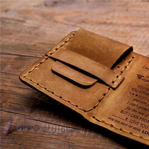 Mom To Son -You Will Never Lose - Tri-fold wallet