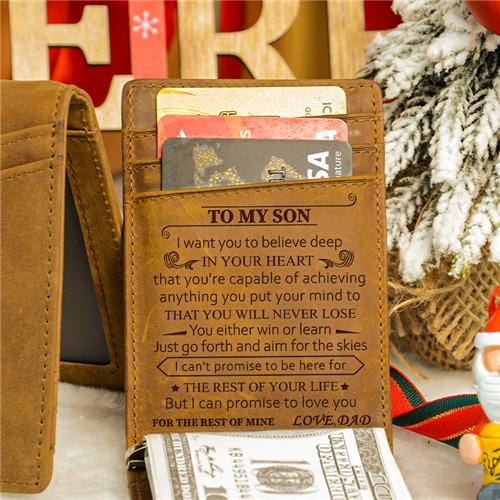 Dad To Son - Never Lose - Money Clip Wallet