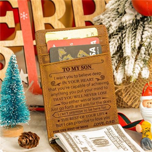 Dad To Son - Never Lose - Money Clip Wallet