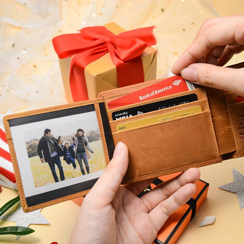 Mum To Son - Never Lose - Top-grain Leather