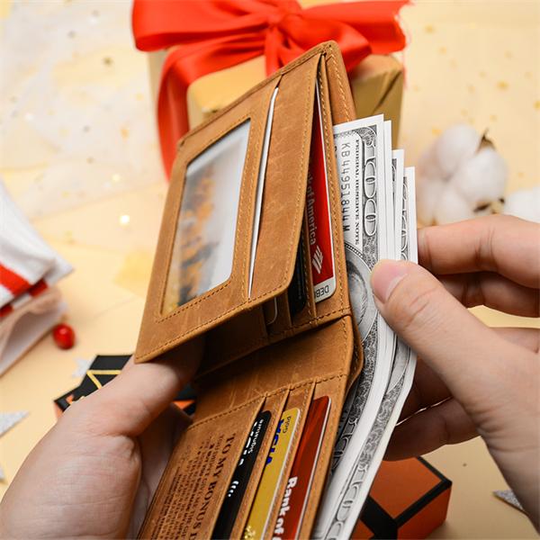 To My Bonus Dad - Heart Makes Us Family - Bifold Wallet